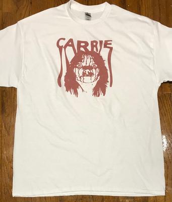 T-shirt bianca Carrie Film Horror Stephen King