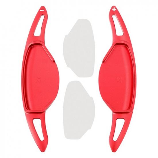 Steering Wheel Paddle Shifter Extension For Nissan Mitsubishi Aluminium Red