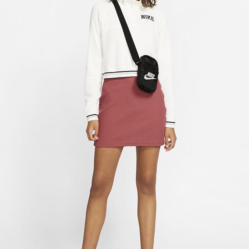 Nike Heritage Polyester Umhängetasche, Crossbody Bag Trompeten Unisex Schwarz Casual BA5871-010