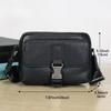 Men's Leather Shoulder Crossbody Bag Cross Mobile Phone Small Bag Outdoor Casual Cowhide Slanting Bag
