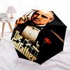 1pc The GodfatherOpen/Close Umbrella-Windproof, Compact Travel Umbrella, Sturdy 8-Rib Shaft1177