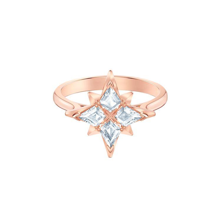Swarovski Symbolic Star Motif Ring Women ring Rose-Gold 5513213 52