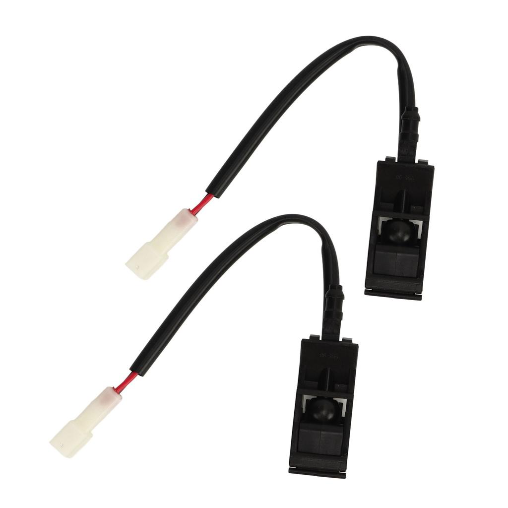 1Pair Front Windshield Washer Nozzle Heated 6E0955986B Durable Anti Crack Rugged Replacement for Bora MK4 Bettle Cabrio