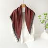 Headscarf Silk Scarf 90cm Women's Headscarf New Versatile Satin Thin Large Square Scarf