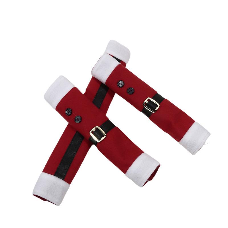 

Christmas Refrigerator Handle Covers Plush Cloth Appliance Handle Cover Christmas Decorations for Home 2026 Navidad Noel NewYear