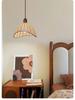 French Vintage Double Head Pendant Light - Retro Wabi-Sabi Style for Dining, Bedroom, or Study