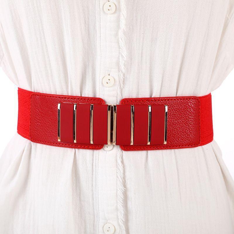 Womens Fashionable Elastic Waist Cincher Belt Ideal For Slimming Silhouettes Dress