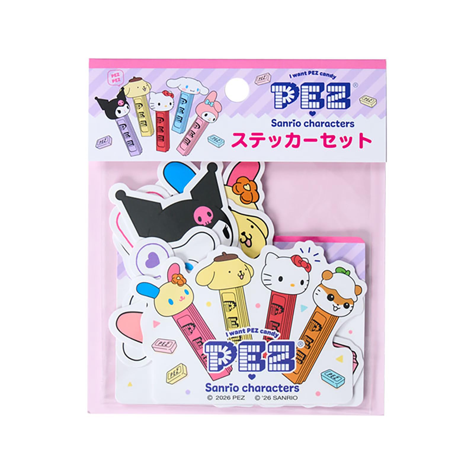 Sanrio PEZ Sticker Set Sanrio Characters Stickers 364886 -
