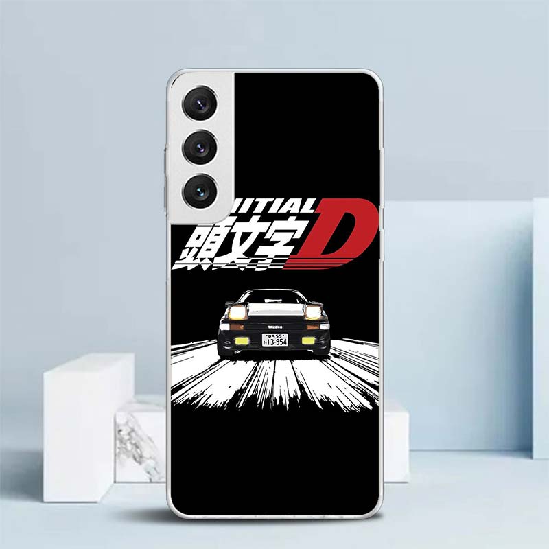 Amine Intital D AE86 Car Soft Cover for Samsung Galaxy S25 Edge S26 S24 S23 Ultra Phone Case S22 S21 Plus S20 FE Print Pattern S