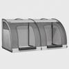Portable Dog Car Seat for Small Medium Dogs Foldable Travel Pet Carrier for Corgi Backseat Cat Cage Breathable Outdoor Kennel