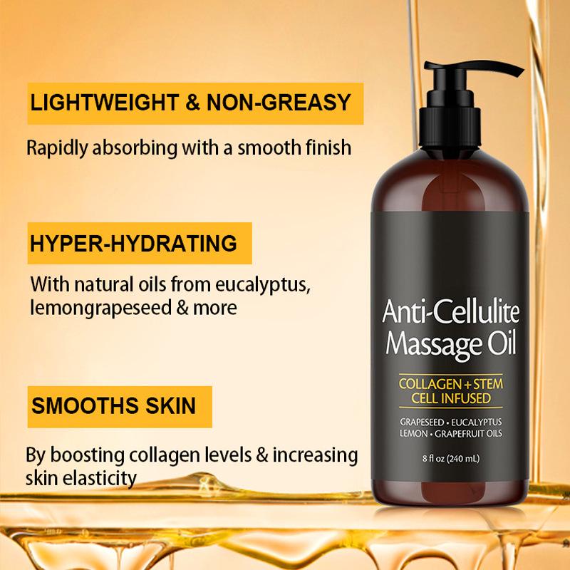 Anti-Cellulite Firming & Moisturizing Massage Oil for Soft, Nourished Skin