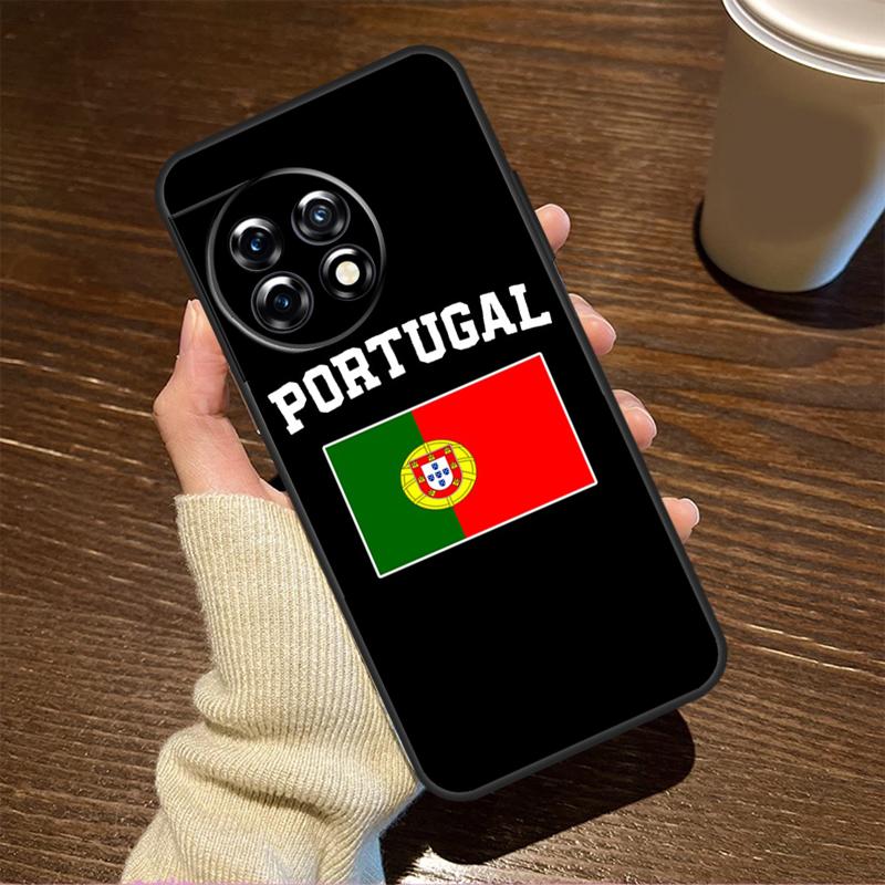 Portugal Flag Case For OnePlus 15R 13R 12R 10R 8T 10T 13T 15 13 12 11 9 10 Pro Nord CE 5 4 3 2 Lite N20 N30