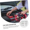 OSOLADY 1 Set Wire Separator Wire Loom Auto Wire Spark Plug Car Wire Separator Divider Ignition Wire Holder Silver Ab