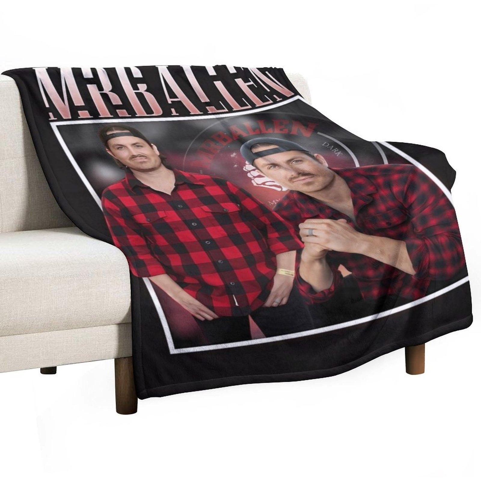 

Mrballen Vintage T Shirt Throw Blanket Single Bed linens Polar Sleeping Bag Blankets 40x50in