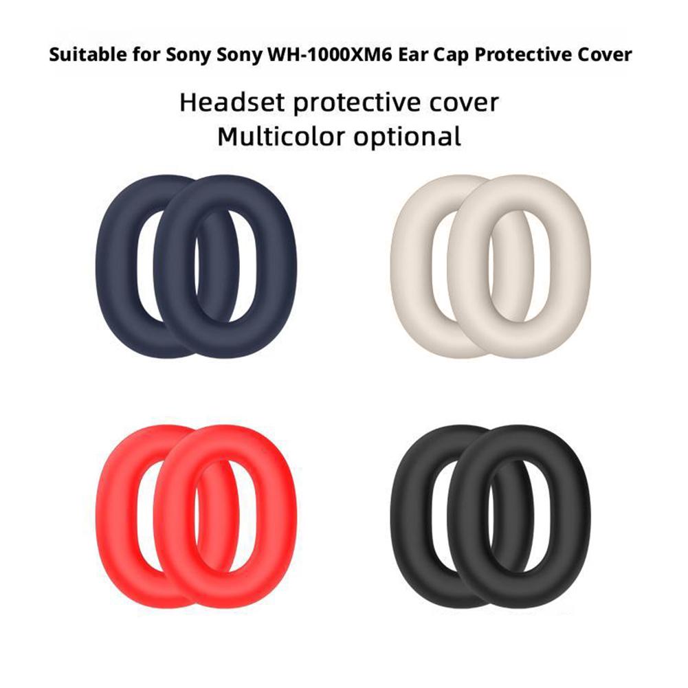 For Sony WH-1000XM6 Case Cover Silicone Ear Pads&Headband & Ear Cups Protector Case for Sony WH-1000XM6 Wireless Headphone