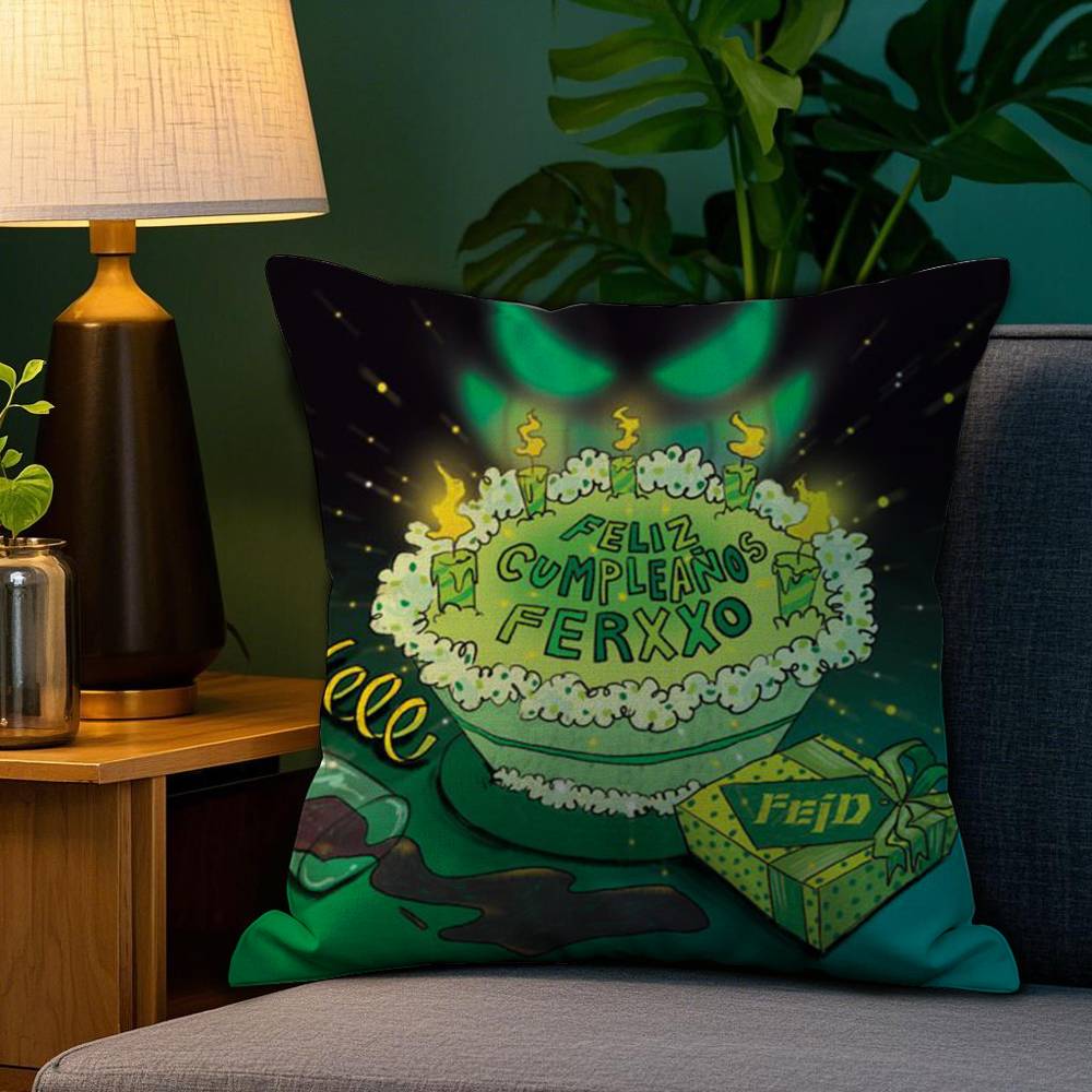 Singer F-Feid Luna Pillow Case Sofa Living Room Bedroom Double-Sided Printing Square Cushion Nap Time Pillow Case