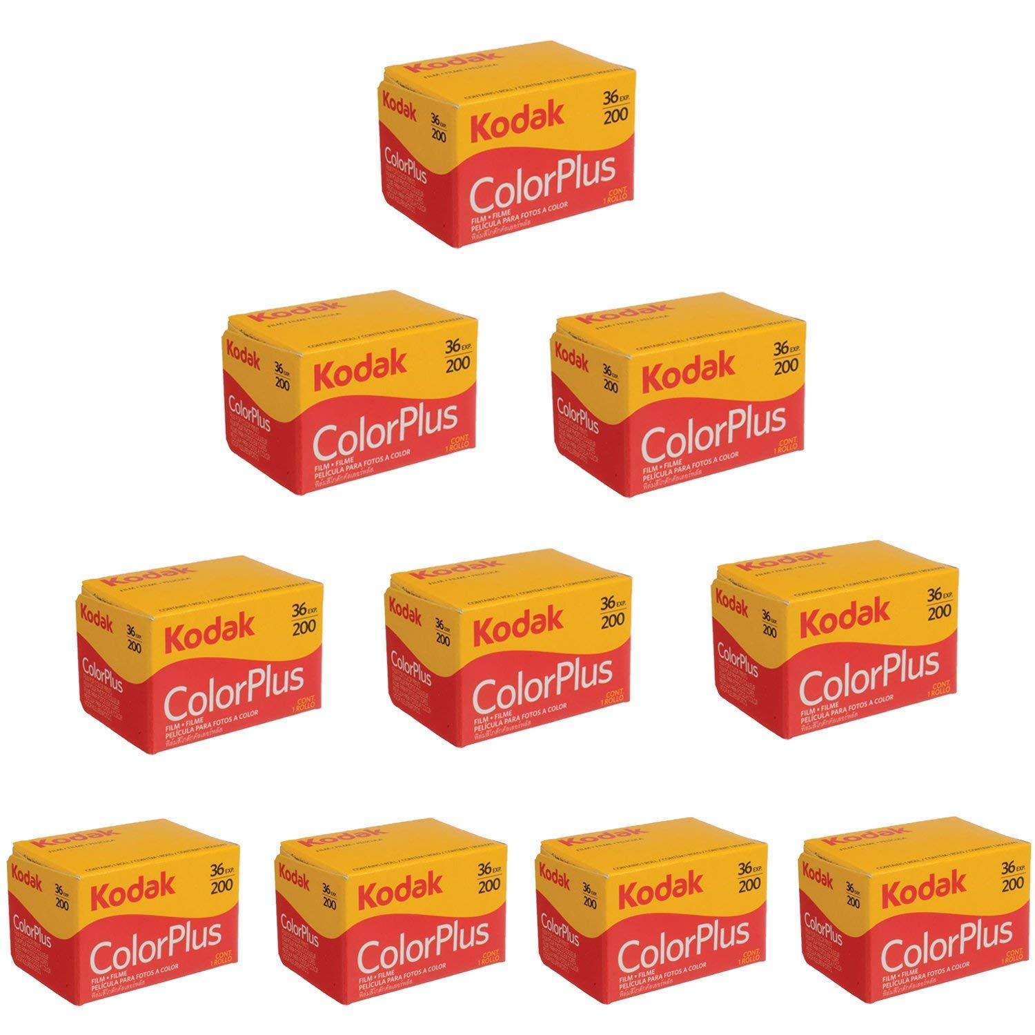 

Набір Kodak Color Plus 200 35 мм 36 знімків із 10 штук [елемент]