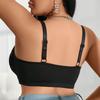European and American Oversized Front-clasp Bra Without Steel Ring Comfortable Underwear for Running Shockproof and Gathered Beautiful Back Bra