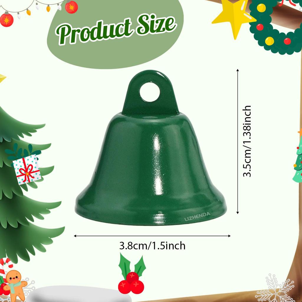 Small Christmas Bell Pendant Decoration Ornament Xmas Tree Hanging Home