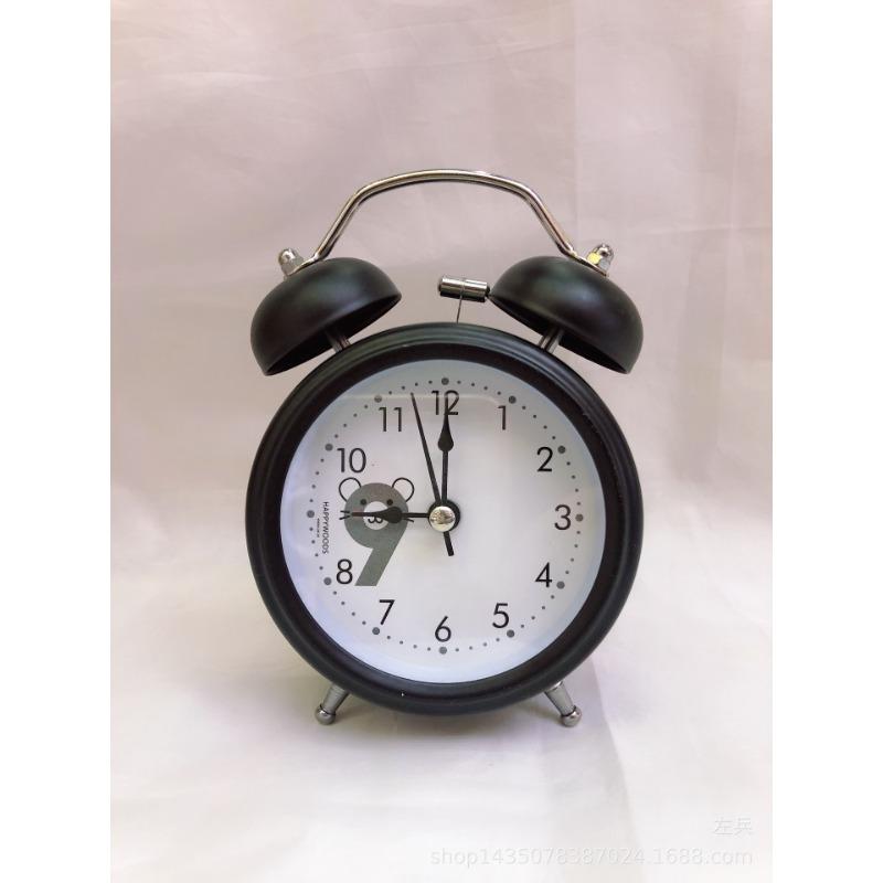 3-inch Metal Digital Cartoon Ringing Alarm Clock Children's Study Clock Multifunctional Fashion Pendulum Clock