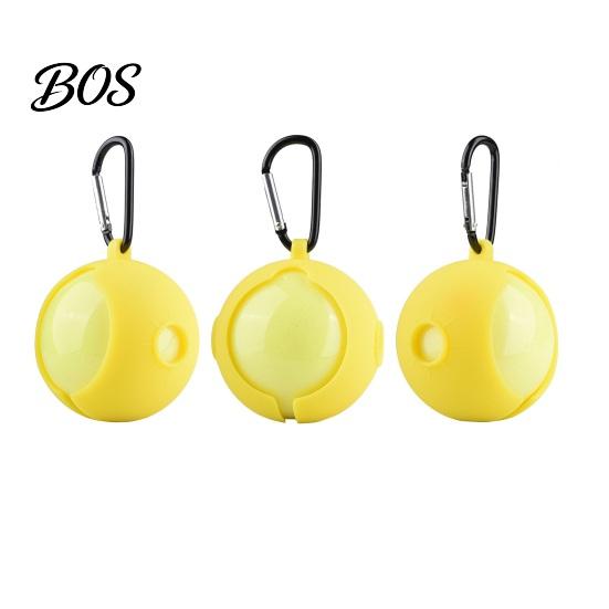Golf Ball Travel Case Silicone Cover with Carabiner, Portable Standard Holder, Scratch-resistant Carrier Protective Sleeve, Accessories, Gift