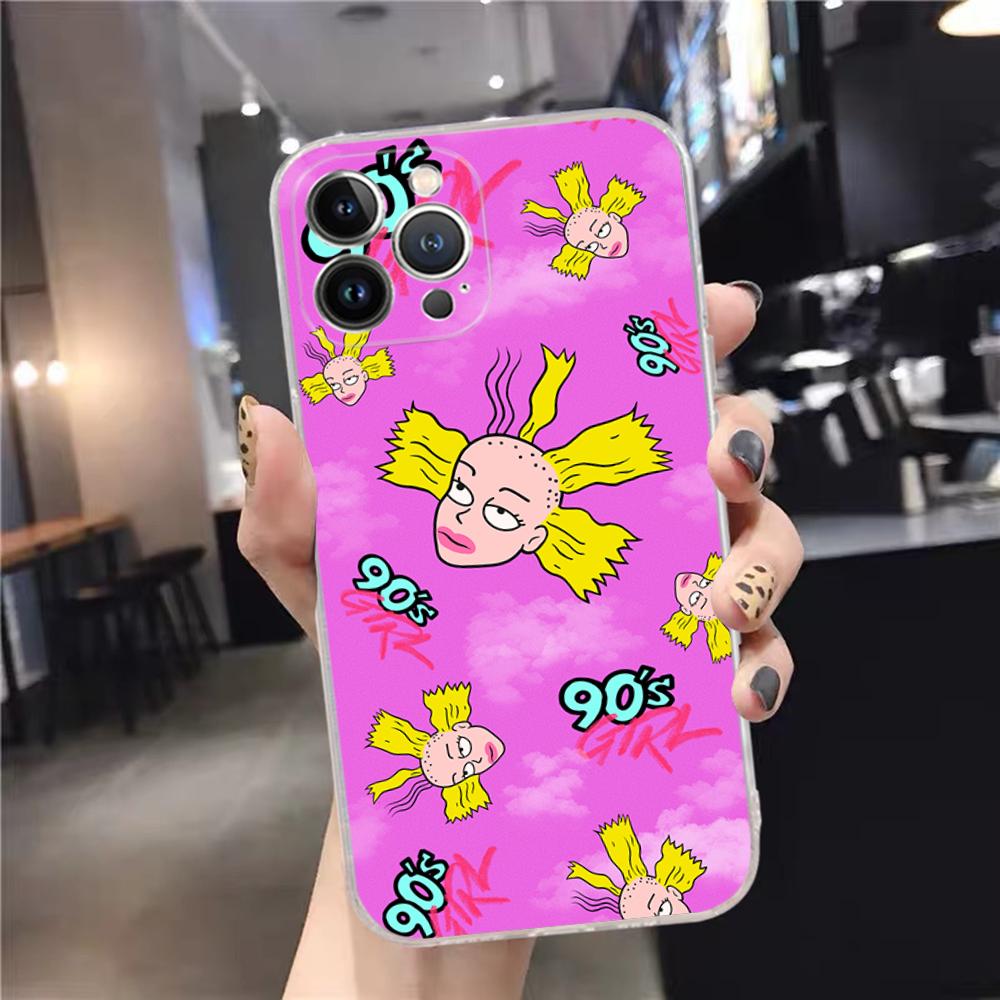 Cartoon Funny R-Rugrats Phone Case Silicone Soft For Iphone 16 15 14 13 12 11 Pro Mini XS MAX Plus X Cover