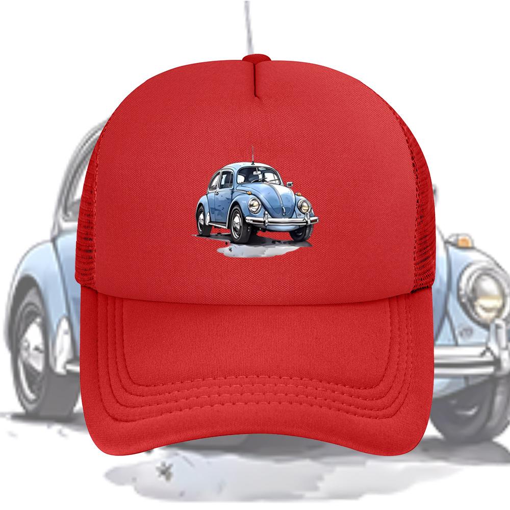 Klassisk bil blå vintage design Basebollkeps Anime Grafiska Hattar Vuxen Unisex Kvinnor Sport Utomhus