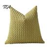 Three Dimensional Texture Pillowcase Corduroy Pillow Cover, Bubble Throw Solid Color Pillowcase, Decorative Sofa Cushion Cover Modern for Couch