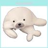 Cute Cartoon White Seal Design Plush Adult Children Hat For Winter Outdoor Activities