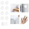 6pcs Self-Adhesive Door Stopper Handle Bumpers Silicone Mute Anti-Shock Protection Porte Pad Home Decoration Wall Protection