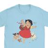Heidi Das Mädchen Aus Den Alpen T-Shirt Herren Casual Tops T-Shirt Ziege Anime T-Shirt Camisas Geburtstags-T-Shirt für Männer