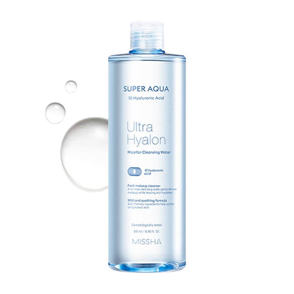 

[MISSHA] Super Aqua Ultra Hyalon Мицеллярная очищающая вода 500 мл