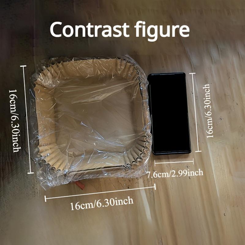 50PCS Air Fryer Liner Non-stick Paper Sheet for Baking and Microwave - Easy to Clean for Healthier Cooking