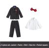 Boys' Formal Suit Set: Page Boy, Piano Performance, Medium & Large Sizes, Handsome Spring/Autumn Jacket