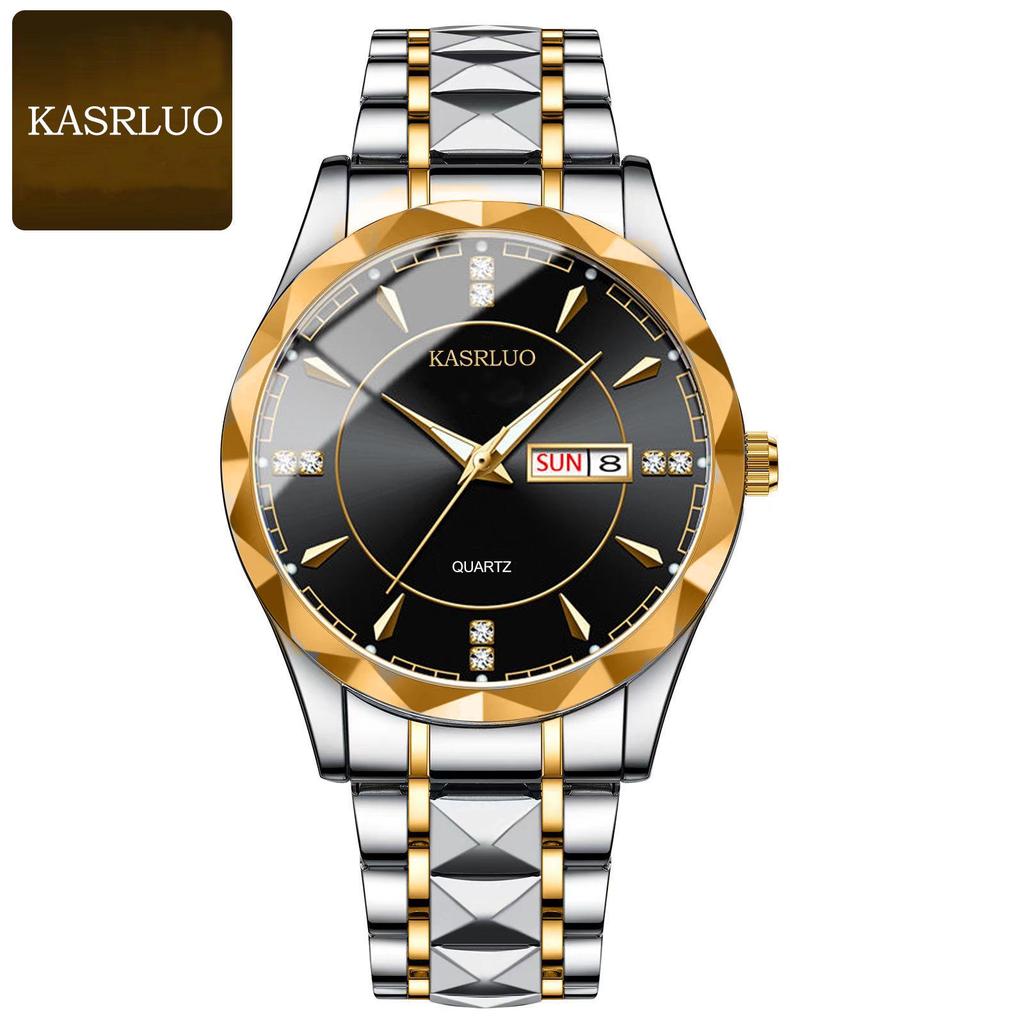 Casarole Trendy Men's Waterproof Alloy Calendar Quartz Watch - TikTok Bestseller