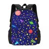 Starry Sky Space Galaxy Sun Moon Backpack Hot Sale Daypack Large Capacity BookBag School Bag Shoulder Bags for Men Women