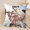 Korea Anime L-Lookism Cushion Cover Soft Plush Fabric Double-Sided Printed Sofa Cushion Cover For All Seasons Home Decor Gift