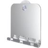 with Wall Suction Shower Mirror Shatterproof Fogless Makeup Mirror  Bathroom Tools