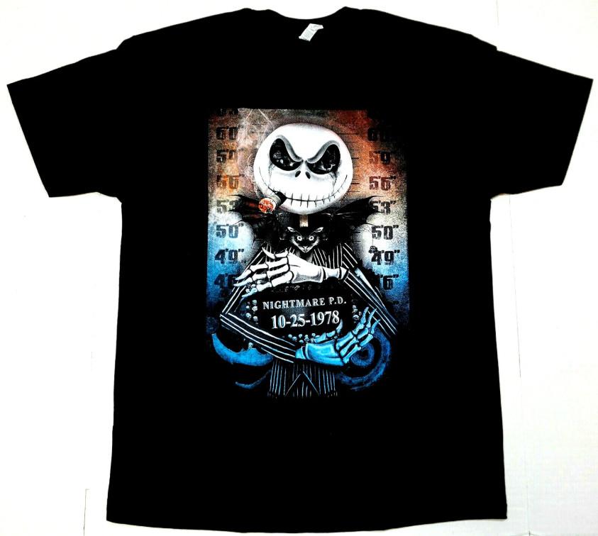 Nightmare Before Christmas Jack Skellington T-Shirt Halloween Unisex New XXL