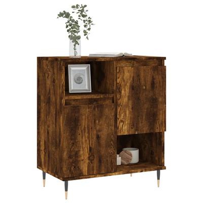 Sideboard Smoked Oak 60 X 35 X 70 Cm Particleboard