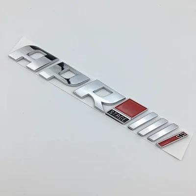 ABBC1 1X 3D ABS Plastic Auto Car For APR Stage /// + Emblem Tail Side Sticker Badge Styling Decals For Golf Tiguan S3 S5 S6 TTS RS7