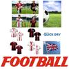 T-shirt Football Soccer United Kingdom England UK JERSEY Print 3D Flag National CHEER Short Sleeve Training Round Neck Sport Uniform Unisex Men Women