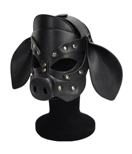 Pig Grox Black Mask - Kinky Puppy - Balaclavas & Masks