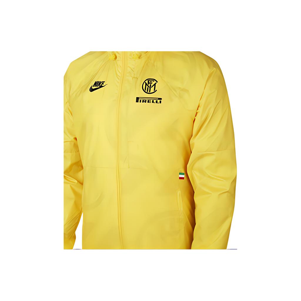 Nike Inter Milan Casual Sport Hooded Jacket Men Outerwear Yellow CK0646-719
