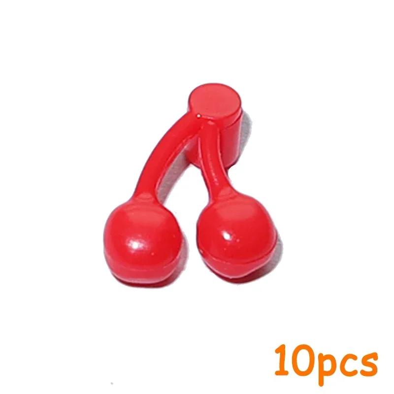 Non-Toxic Moc Food Accessories Fish Egg Bread Pizza Chocolate Fruit Carrot Hamburger Chips Chicken Bottle Bricks Building Blocks Toys