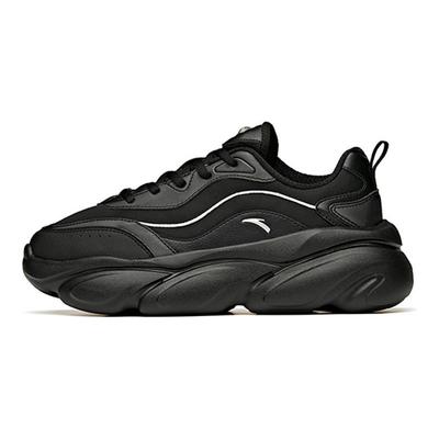 Miau Łapka Miau Buty Amortyzacja Antypoślizgowe Odporne na Zużycie Oddychające Niskie Buty Taty Damskie sneakersy Czarny 922358894-6