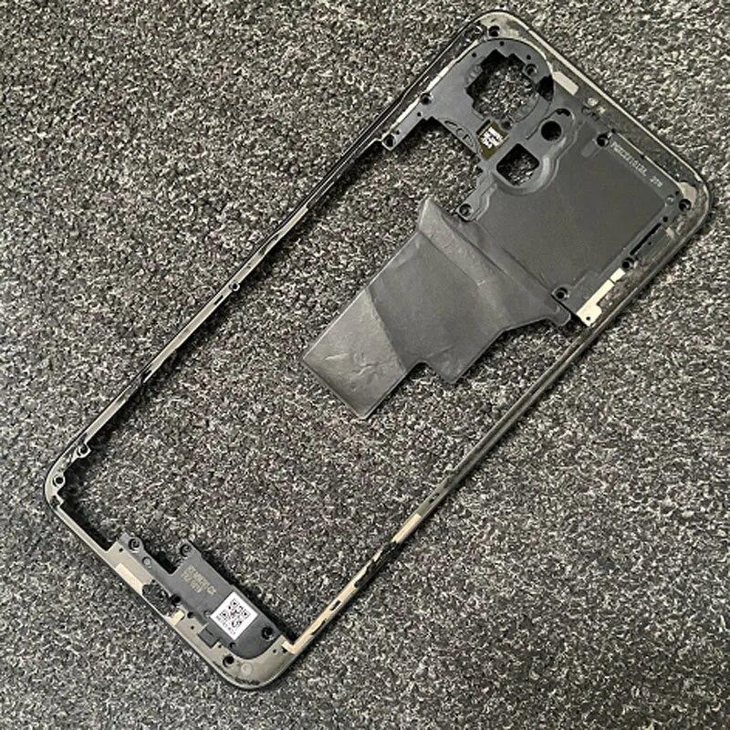 

Для Huawei Honor X7a Середня рамка Передня панель Тримач ЖК-дисплея Металевий корпус Задня кришка акумулятора Скляний корпус Задні дверцята RKY-LX1 Frame Black