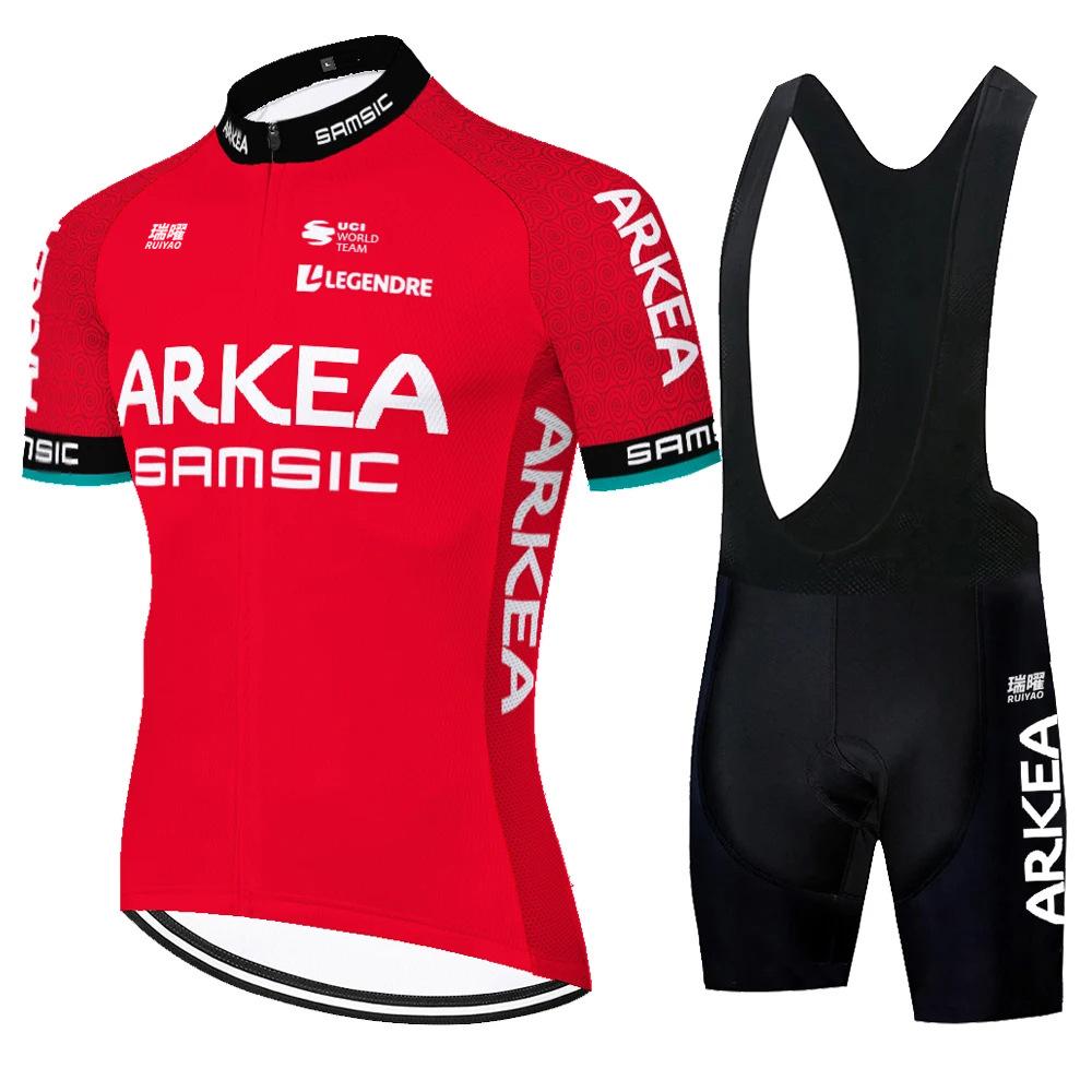 Summer Quick-drying Cycling Suit New Cross-border Tour De France Cycling Shirt Men's and Women's Breathable Cycling Suit Set