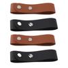 4 Stück Leder Peitschenholster Schwarz Braun Farbe Handgefertigt Peitschenhalter für Reitpeitschen Gerte