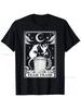 Tarot Card Vintage Team Trash Crescent Moon Opossum Raccoon T-Shirt For Wounisex Oversized T Shirt Camisetas